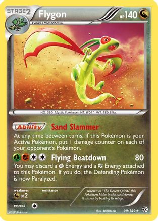 Flygon - Holofoil Boundaries Crossed - Holo Rare