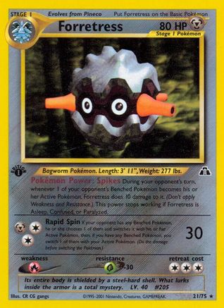 Forretress (21) (21) 021/75 - Unlimited Neo Discovery - Rare