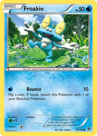 Froakie 039 - Reverse Holofoil XY Base Set - Common