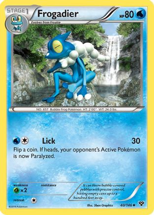 Frogadier XY Base Set - Uncommon
