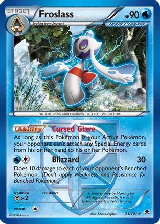 Froslass (Team Plasma)/101 - Reverse Holofoil Plasma Blast - Rare