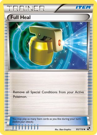 Full Heal - Reverse Holofoil Black and White - Uncommon