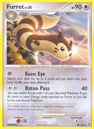 Furret Secret Wonders - Rare