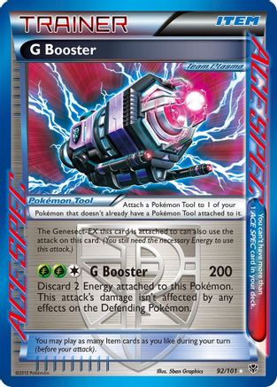 G Booster (Team Plasma) - Holofoil Plasma Blast - Rare Ace
