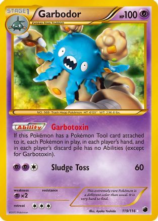 Garbodor (119 Secret Rare) - Holofoil Plasma Freeze - Secret Rare