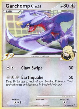 Garchomp C 060 - Reverse Holofoil Supreme Victors - Uncommon