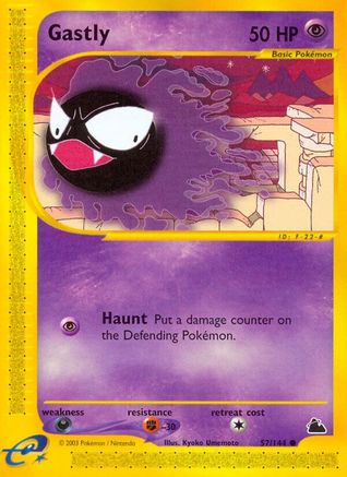 Gastly - Reverse Holofoil Skyridge - Common