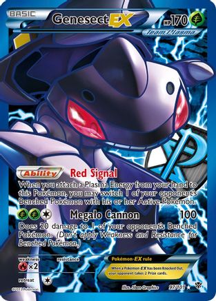Genesect EX (Team Plasma) (97 Full Art) - Holofoil Plasma Blast - Ultra Rare