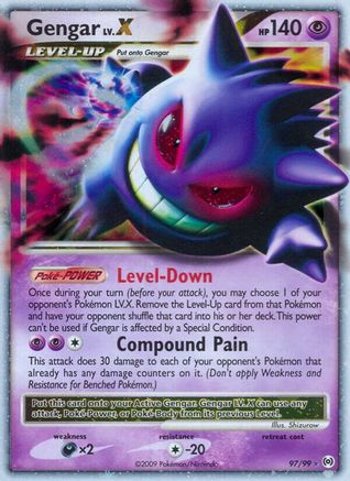 Gengar Lv.X 097 - Holofoil Arceus - Ultra Rare