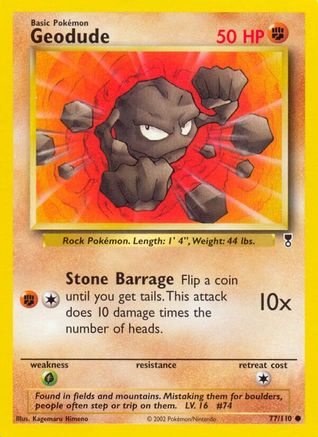 Geodude/110 - Reverse Holofoil Legendary Collection - Common