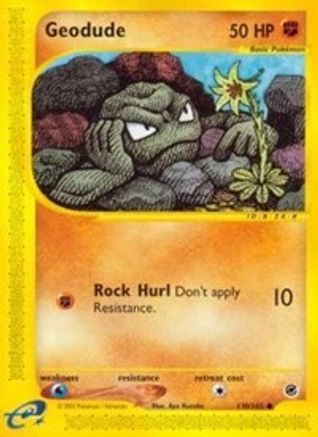 Geodude 110 - Reverse Holofoil Expedition - Common