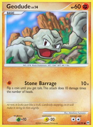 Geodude - Reverse Holofoil Arceus - Common