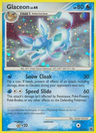 Glaceon (5) - Holofoil Majestic Dawn - Holo Rare
