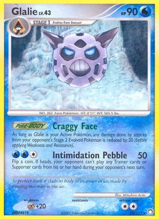 Glalie - Reverse Holofoil Mysterious Treasures - Rare