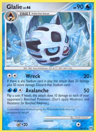 Glalie Arceus - Rare
