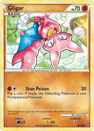 Gligar - Reverse Holofoil Undaunted - Common