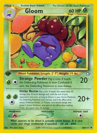Gloom 036 - 1st Edition Neo Genesis - Uncommon