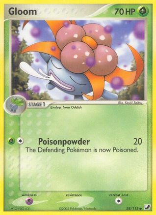 Gloom - Reverse Holofoil Unseen Forces - Common
