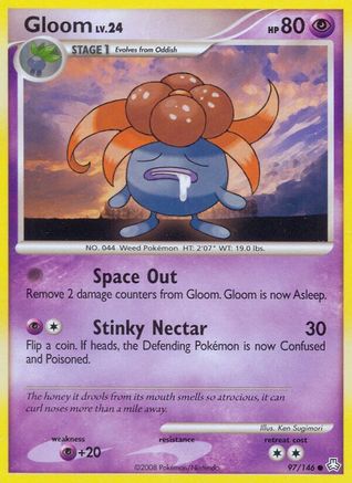 Gloom (97) - Reverse Holofoil Legends Awakened - Common