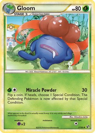Gloom 027/90 - Reverse Holofoil Undaunted - Uncommon