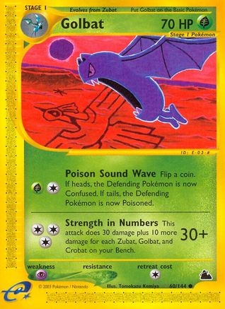 Golbat - Reverse Holofoil Skyridge - Common