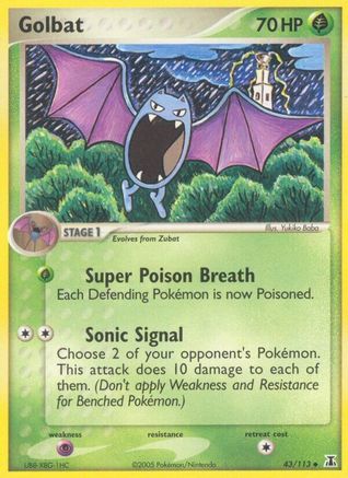 Golbat 043 Delta Species - Uncommon
