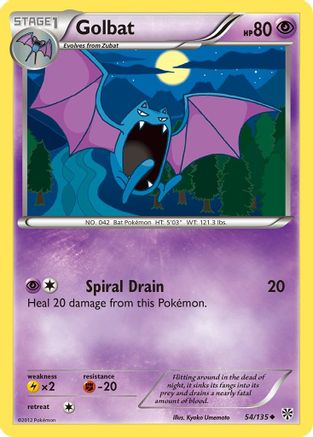 Golbat - Reverse Holofoil Plasma Storm - Uncommon