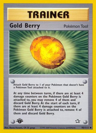 Gold Berry 093 - 1st Edition Neo Genesis - Uncommon
