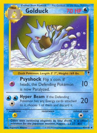 Golduck - Reverse Holofoil Legendary Collection - Uncommon