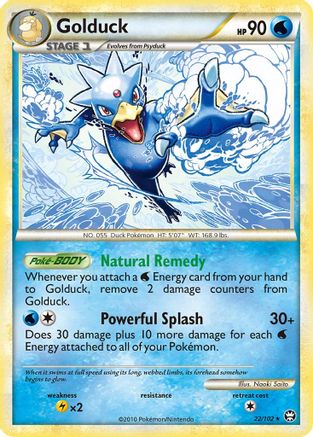Golduck Triumphant - Rare