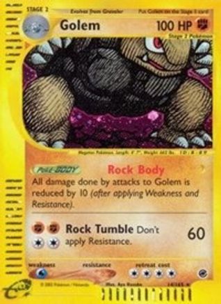 Golem (14) - Holofoil Expedition - Holo Rare