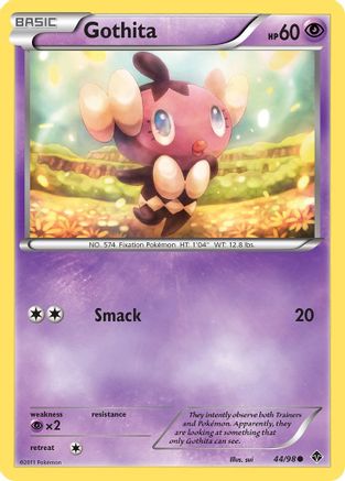 Gothita (44) - Reverse Holofoil Emerging Powers - Common