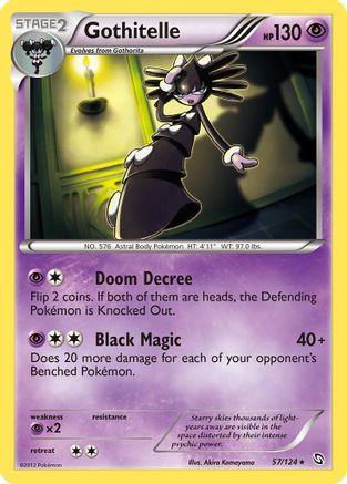 Gothitelle - Reverse Holofoil Dragons Exalted - Rare