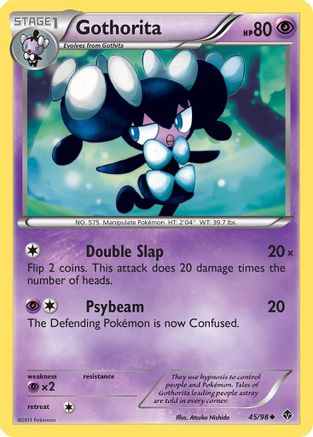 Gothorita (45) - Reverse Holofoil Emerging Powers - Uncommon
