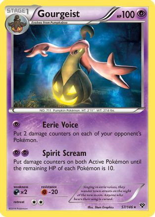 Gourgeist/146 - Holofoil XY Base Set - Holo Rare
