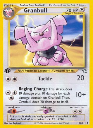 Granbull 037 - Unlimited Neo Genesis - Uncommon