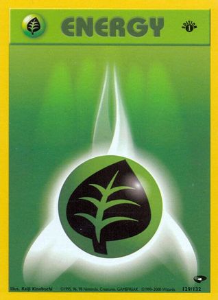 Grass Energy 129 - 1st Edition Gym Challenge - Common