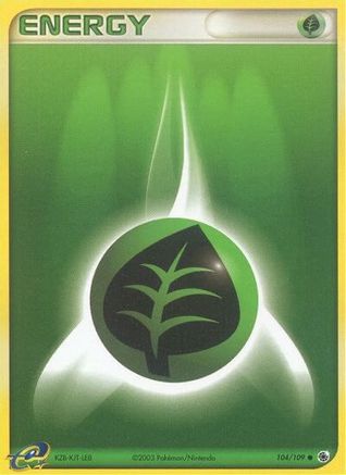 Grass Energy 104 - Reverse Holofoil Ruby and Sapphire - Common