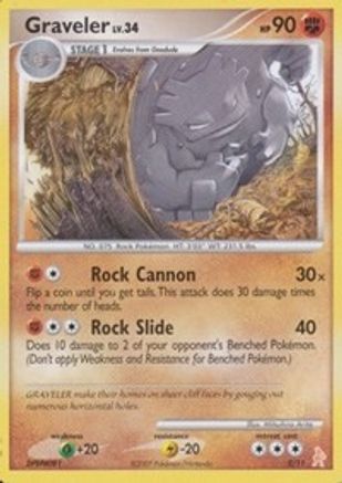 Graveler DP Trainer Kit Manaphy & Lucario - Common