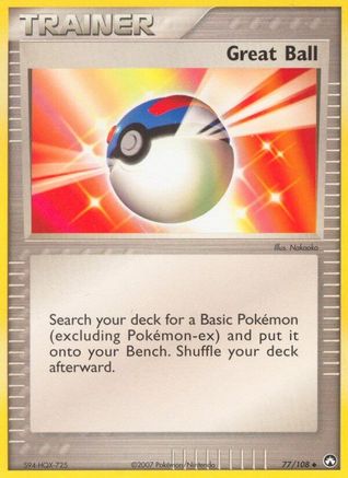 Great Ball - Reverse Holofoil Power Keepers - Uncommon