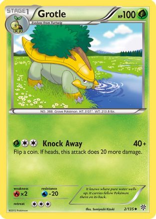 Grotle - Reverse Holofoil Plasma Storm - Uncommon