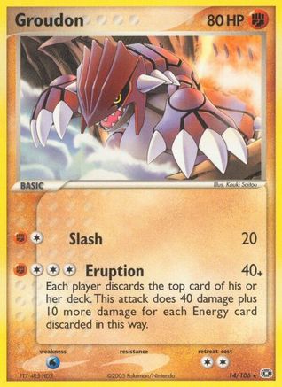 Groudon - 014/106/106 Emerald - Rare