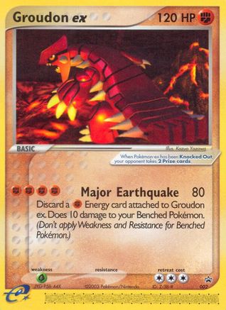 Groudon ex - 002 (Nintendo Power Magazine) - Holofoil Nintendo Promos - Promo