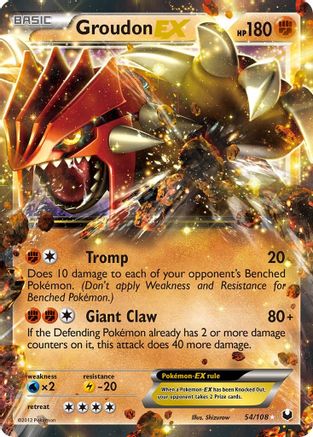Groudon EX - Holofoil Dark Explorers - Ultra Rare