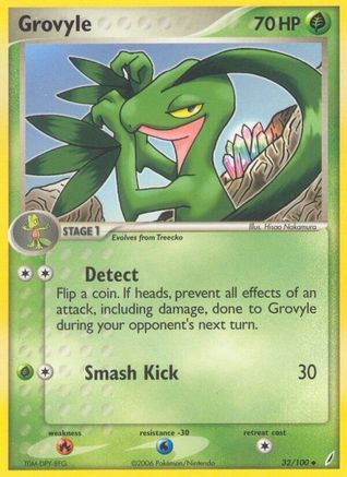 Grovyle 032 Crystal Guardians - Uncommon