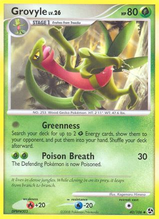 Grovyle Great Encounters - Uncommon