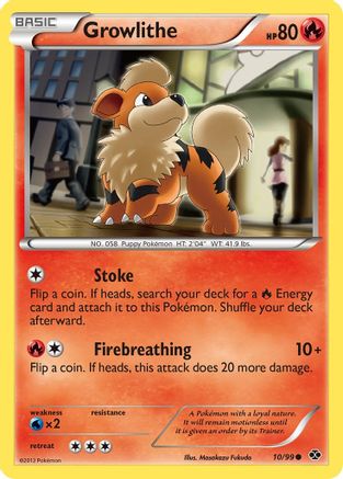 Growlithe (10) (10) 010 Next Destinies - Common