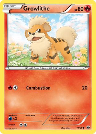 Growlithe (11) (11) 011 Next Destinies - Common