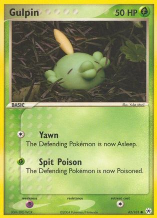Gulpin 062 - Reverse Holofoil Hidden Legends - Common