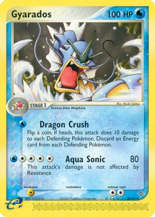 Gyarados - Reverse Holofoil Dragon - Uncommon